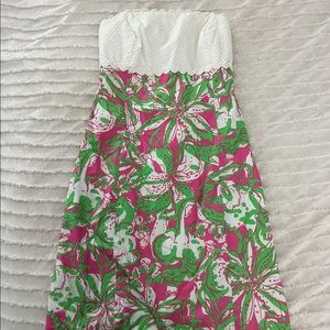 Strapless Lilly Pulitzer dress